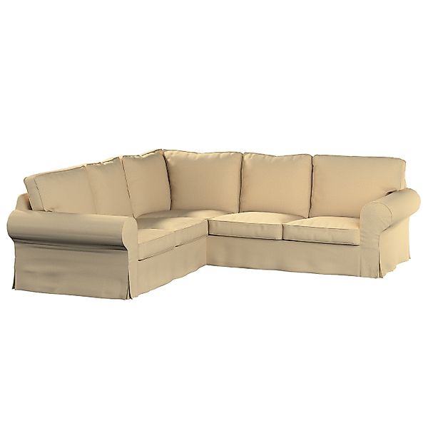 Bezug für Ektorp Ecksofa, sandfarben, Sofahusse für Ektorp Ecksofa, Chenill günstig online kaufen