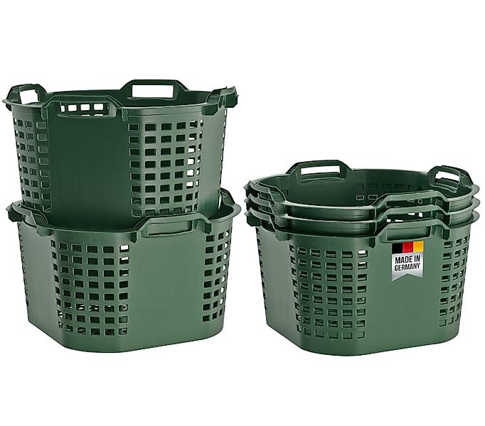 BURI Wäschekorb 5x Obstkorb 50 Liter günstig online kaufen