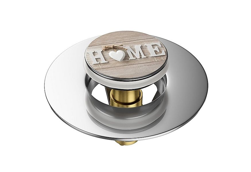 Sanilo Waschbeckenstöpsel Pop-Up Home, hochwertig, universell, mit Motiv, 1 günstig online kaufen