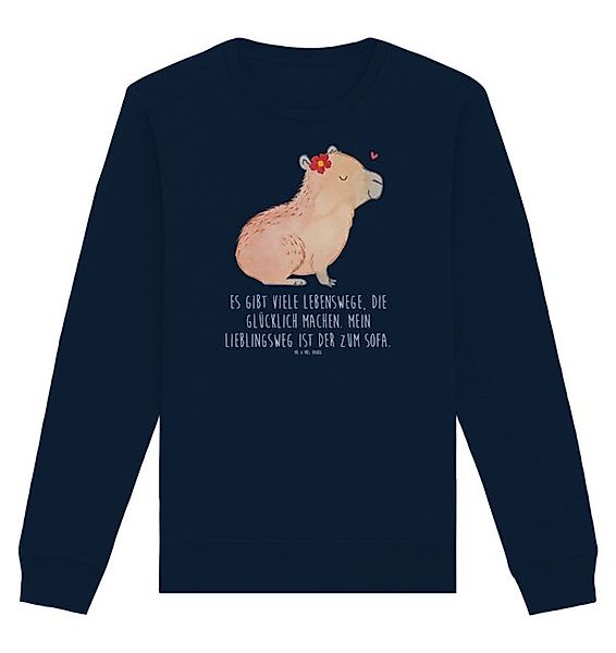 Mr. & Mrs. Panda Longpullover Capybara Blume Größe XL - French Navy - Gesch günstig online kaufen