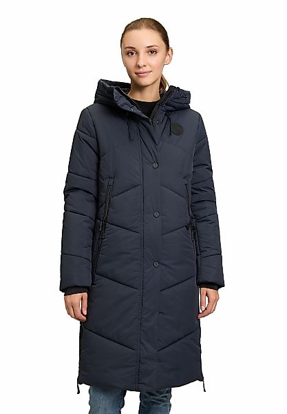 Amber & June Steppmantel "Amber & June Damen Steppmantel mit Kapuze" günstig online kaufen