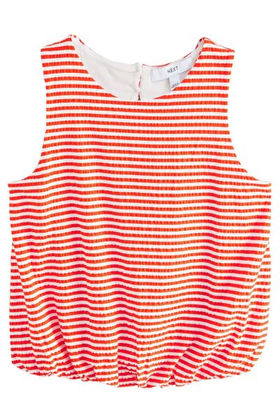 Next Shirttop Ärmelloses Top mit Ballonsaum günstig online kaufen