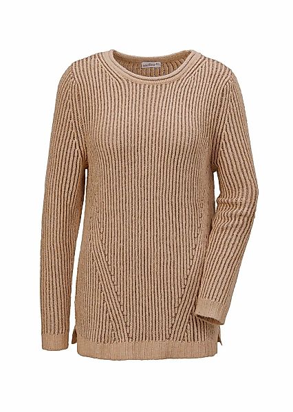 GOLDNER Strickpullover "Kurzgröße Strickpullover mit interessanter Struktur günstig online kaufen