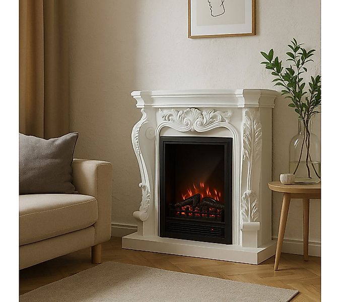 abc HOME Elektrokamin Barockstil, Heizfunktion, Wärme und Ästhetik für Ihr günstig online kaufen