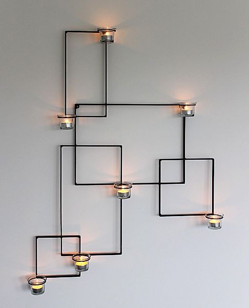 DanDiBo Wandkerzenhalter Wandteelichthalter Alegria Metall Wand günstig online kaufen