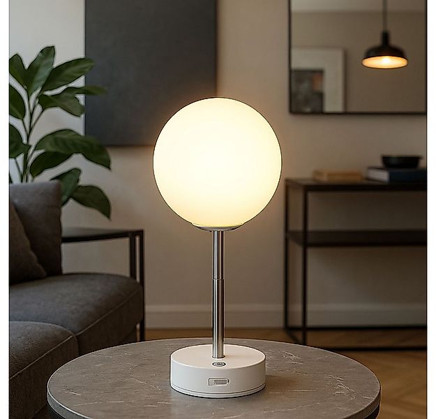 GLOBO LIGHTING LED Tischleuchte, LED-Leuchtmittel fest verbaut, Warmweiß, T günstig online kaufen