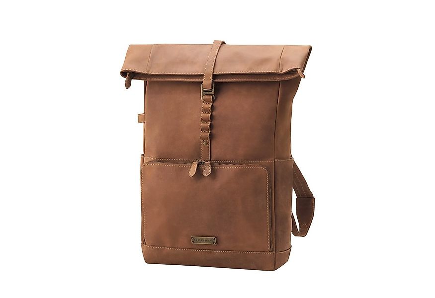 DRAKENSBERG Reiserucksack Roll-Top »Arthur« Havanna-Braun, 17" Laptoprucksa günstig online kaufen