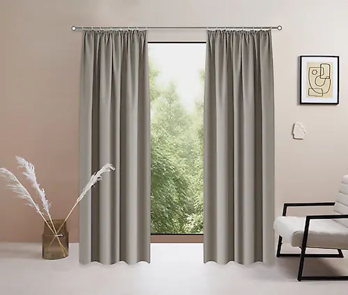 my home Vorhang Raja, Kräuselband (2 günstig online kaufen