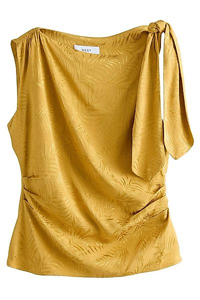 Next Blusentop Ärmelloses, asymmetrisches Jacquard-Oberteil (1-tlg) günstig online kaufen