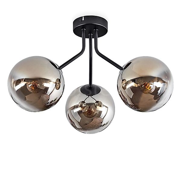 hofstein Deckenleuchte moderne Deckenlampe aus Metall/Glas günstig online kaufen