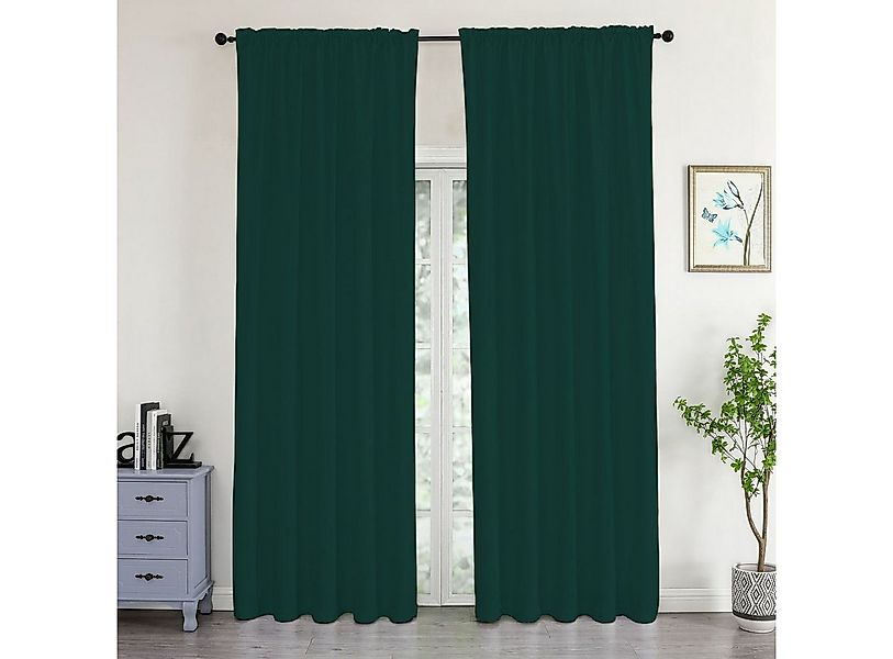 texpot Vorhang Samtvorhang 140 x 245 cm mit Kräuselband wasserabweisend (1 günstig online kaufen