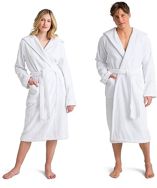 Möve Unisex-Bademantel Superwuschel Kapuze, ideal für Sauna & Spa, Hotelbad günstig online kaufen