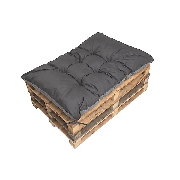 Setgarden Enkel one Palettenkissen 120x50 cm Sitzkissen 1tlg Anthrazit günstig online kaufen