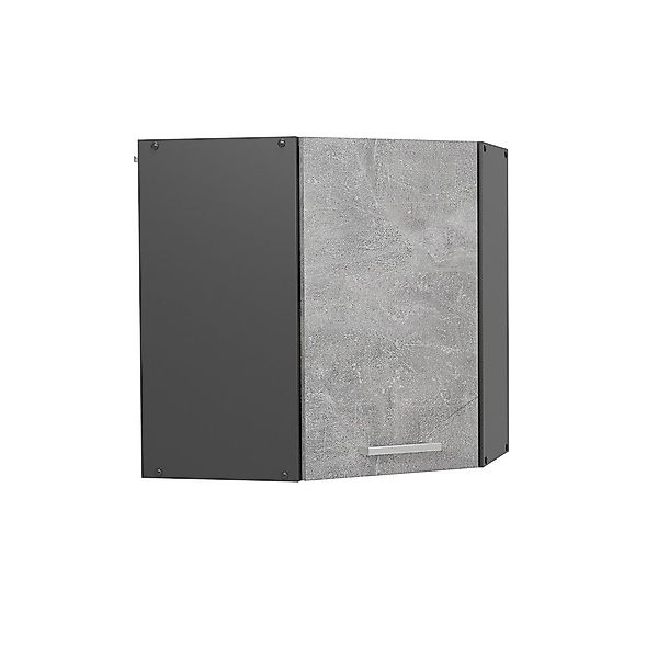 Vicco Eckhängeschrank R-Line, Beton/Anthrazit, 57 cm günstig online kaufen