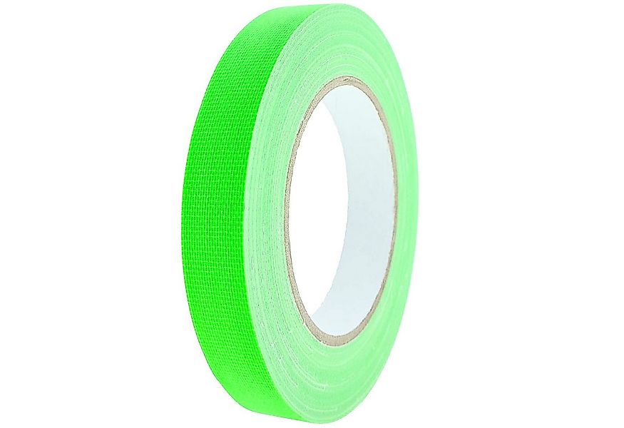 varivendo Klebeband Gewebeband Neon Grün 19mm 25m UV-aktiv (Rolle, 1-St., G günstig online kaufen
