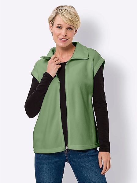 Sieh an! Fleeceweste Fleeceweste Länge ca. günstig online kaufen