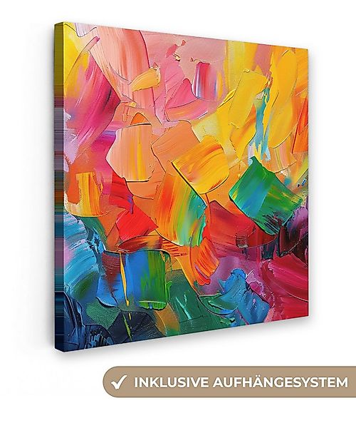 OneMillionCanvasses® Leinwandbild Abstrakt - Lackierung - Modern - Farbenfr günstig online kaufen