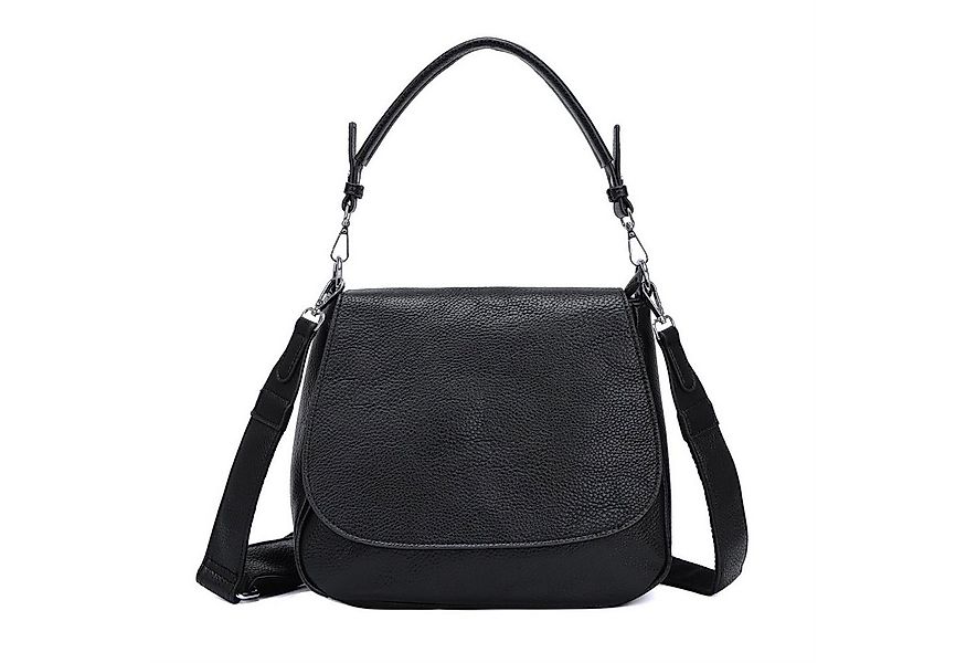 ITALYSHOP24 Schultertasche DAMEN TASCHE SHOPPER Umhängetasche Crossover Übe günstig online kaufen