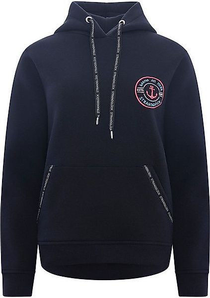 Zwillingsherz Hoodie mit Stickerein auf Vorder- und Rückseite und "Strandgl günstig online kaufen