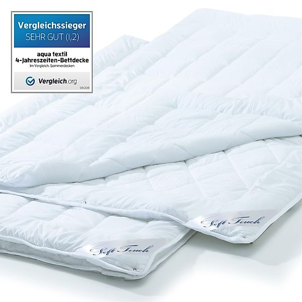 aqua-textil Bettdecke, Kopfkissen + Topper Soft günstig online kaufen