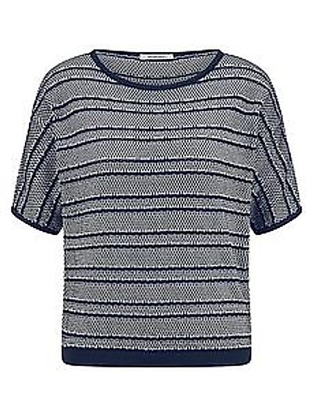 Rundhals-Pullover Peter Hahn blau günstig online kaufen