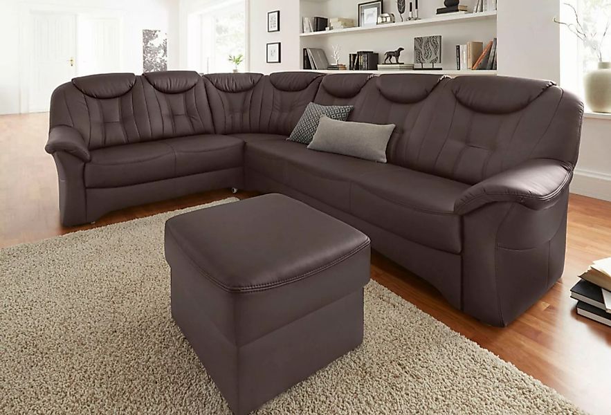 exxpo - sofa fashion Ecksofa Isabel, L-Form, mit Federkern, wahlweise mit B günstig online kaufen