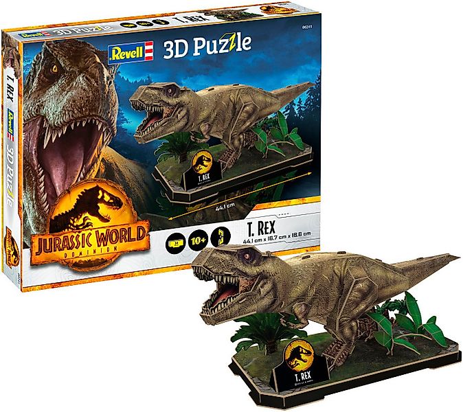 Revell® 3D-Puzzle Jurassic World Dominion - T. Rex, 54 Puzzleteile günstig online kaufen
