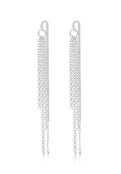 Elli Paar Ohrhänger "Durchzieher Ketten Style Elegant 925 Silber" günstig online kaufen