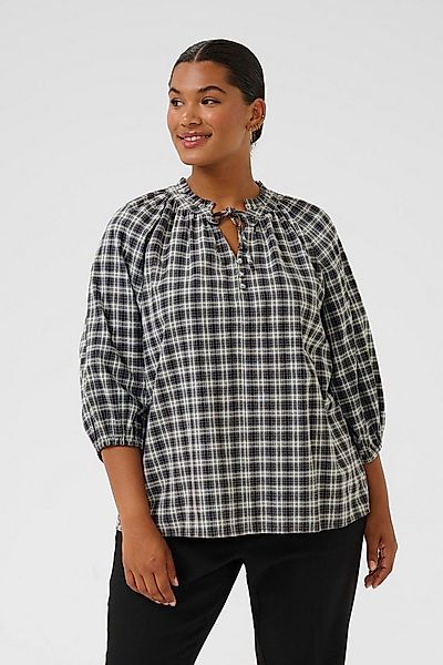 KAFFE Curve Kurzarmbluse Kurzarm-Bluse KCelina Große Größen günstig online kaufen