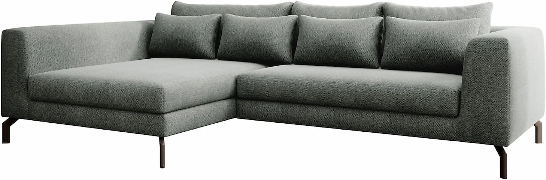 Home affaire Ecksofa "Cross, mit softem Sitz, L-Form, wendbare Zierkissen, günstig online kaufen
