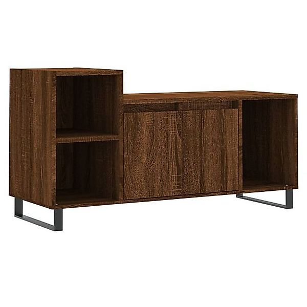 vidaXL TV-Schrank TV-Schrank Braun Eichen-Optik 100x35x55 cm Spanplatte TV- günstig online kaufen