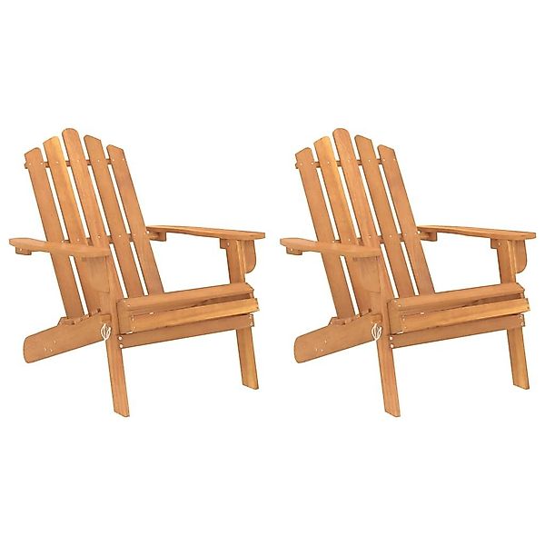 vidaXL Gartenstuhl Adirondack-Gartenstühle 2 Stk. Massivholz günstig online kaufen
