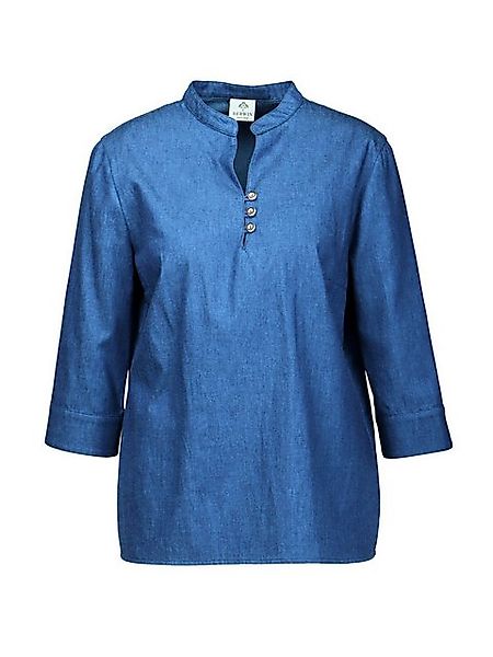 Berwin Trachtenbluse Elegante Bluse aus weicher Jeansqualität günstig online kaufen