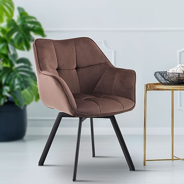 CLP Esszimmerstuhl Jordi (2er Set), Metallgestell günstig online kaufen