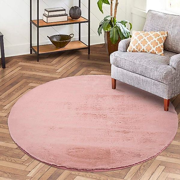 Carpet City Hochflor-Teppich TOPIA400, rund, Höhe: günstig online kaufen