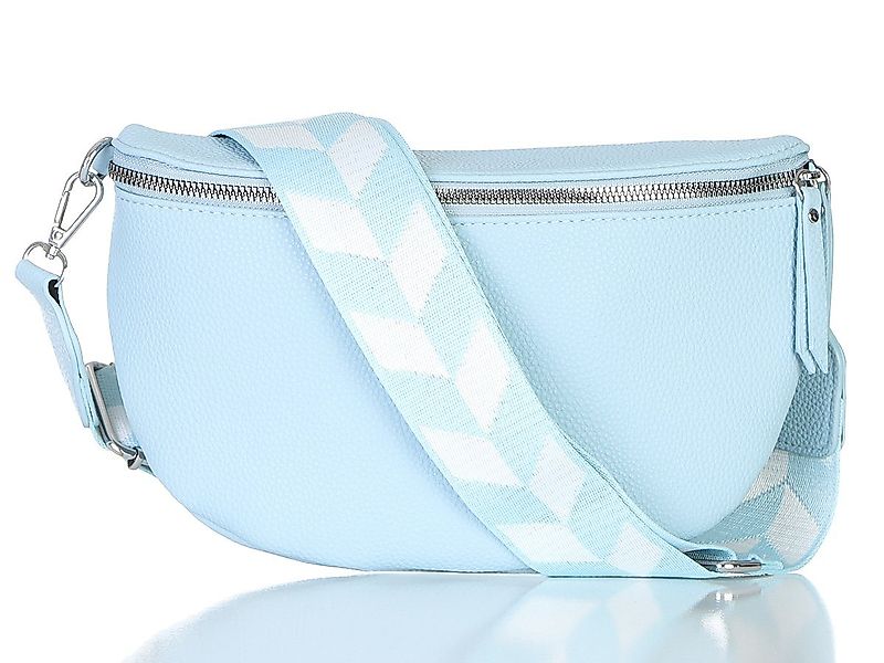 simaranda Handtasche Gürteltasche Damen 25 Hellblau Klein 23 x 14 x 7 cm günstig online kaufen