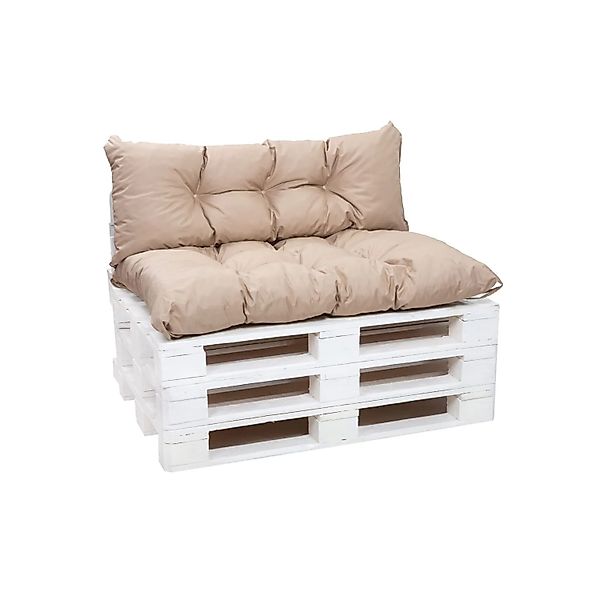 Setgarden Set Palettenkissen 120x50cm Sitzkissen + 120x50cm Rückenkissen 1t günstig online kaufen