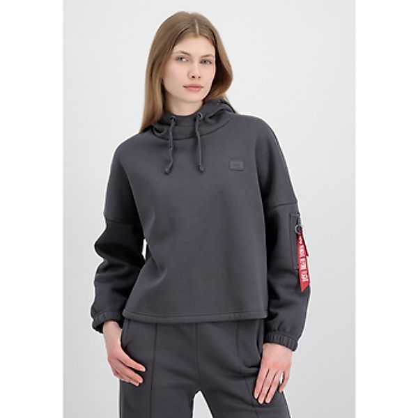 Alpha Industries  Sweatshirt X-Fit Label OS Hoodie Wmn - vintage grey günstig online kaufen