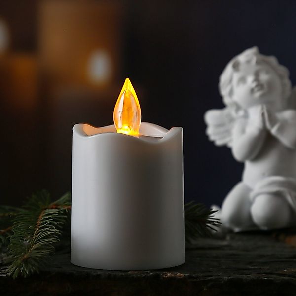 MARELIDA LED-Kerze LED Grabkerze Grablicht flackernd günstig online kaufen