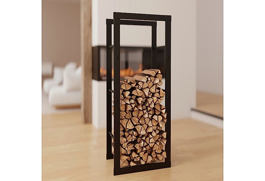 HAGO Kaminholzregal Kaminholzregal 40x100x25cm Feuerholzregal Brennholz Stä günstig online kaufen