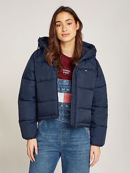 Tommy Jeans Curve Steppjacke "JW ASPEN PUFFER EXT" mit Kapuze mit hochschli günstig online kaufen