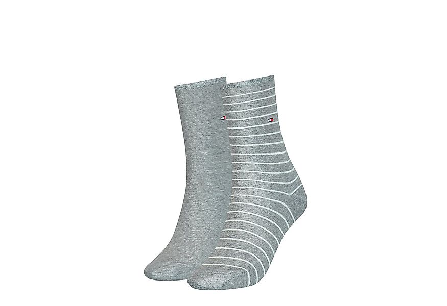 Tommy Hilfiger Socken TH WOMEN SOCK 2P SMALL STRIPE (2-Paar) mit schmalem R günstig online kaufen