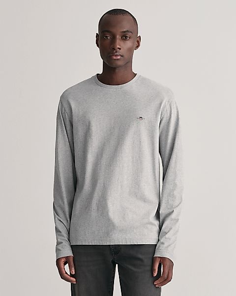 Gant Langarmshirt "REG SHIELD LS T-SHIRT", mit Logostickerei auf der Brust günstig online kaufen