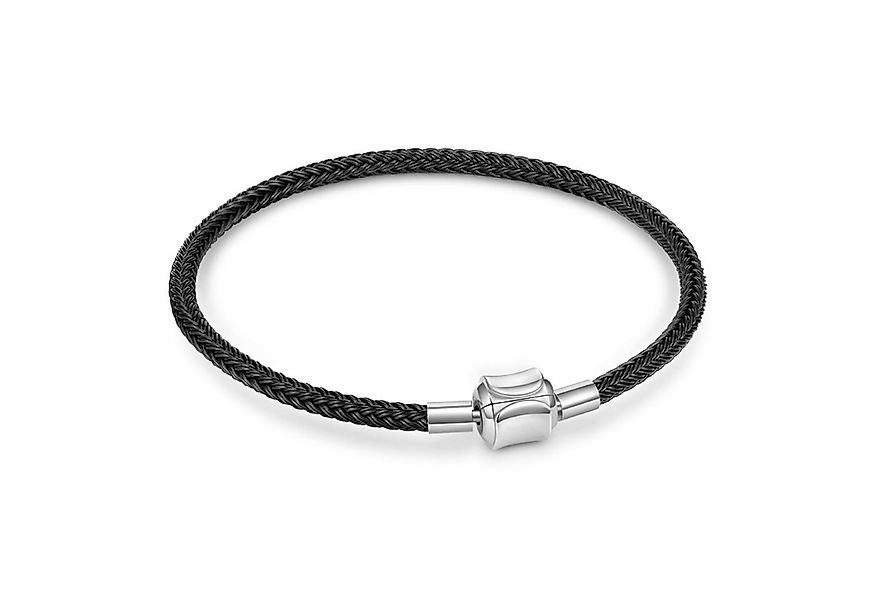Gnoce Perlenarmband Gnoce Armband Schwarz Basic GNB049-18 Edelstahl günstig online kaufen
