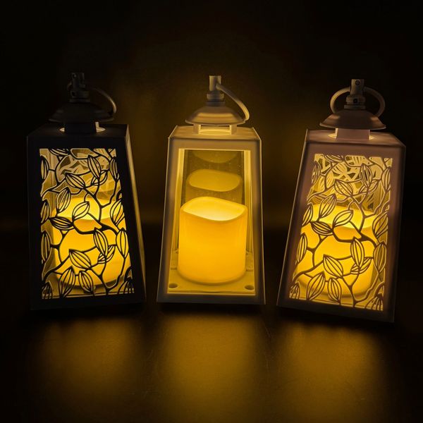 Online-Fuchs LED Laterne 3er Set Deko günstig online kaufen