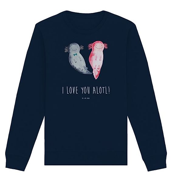 Mr. & Mrs. Panda Longpullover Größe XS Axolotl Liebe - French Navy - Gesche günstig online kaufen