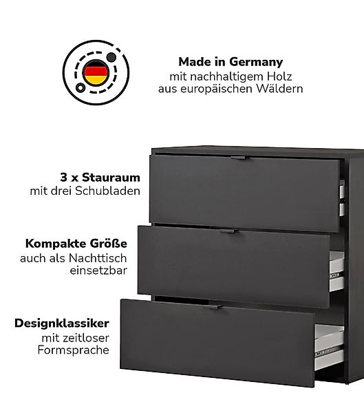 mokebo Sideboard Die Stilvolle (80x73x40cm, mit günstig online kaufen