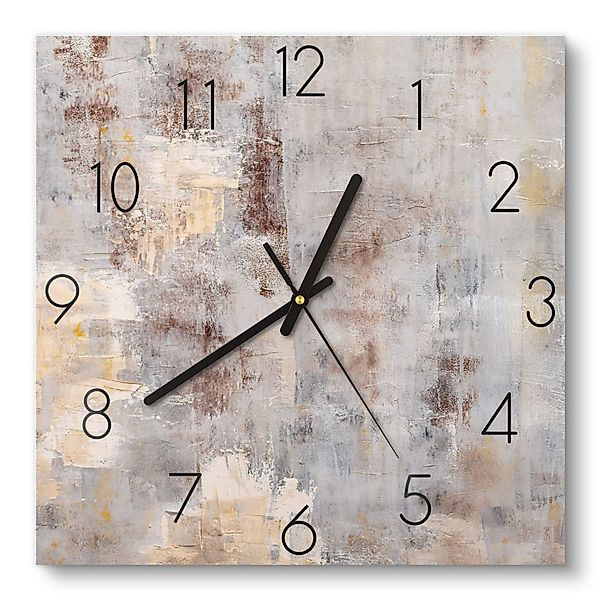 DEQORI Wanduhr 'Verwitterte Eleganz' (Glas Glasuhr günstig online kaufen