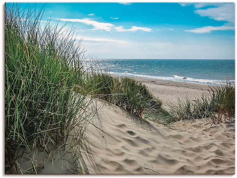 Artland Wandbild »Dünenlandschaft im Sommer an der Nordsee« Strand 1 Stk. t günstig online kaufen