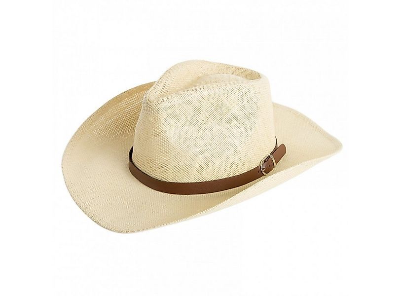 Caspar Cowboyhut HT009 Herren Hut mit braunem Gürtelband günstig online kaufen
